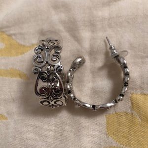 Silver Hoop Earrings